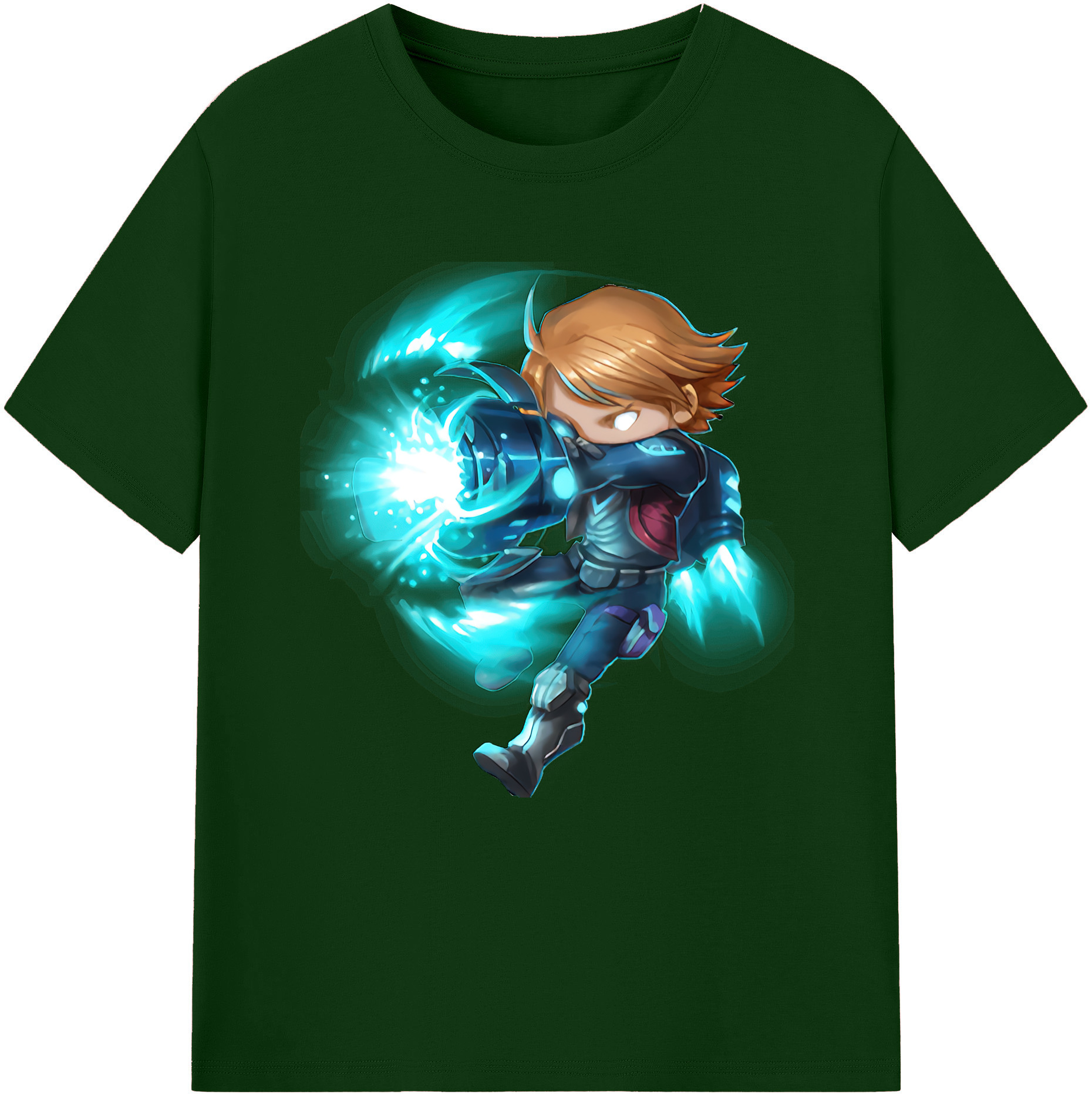 リーグ・オブ・レジェンド League of Legends LOL 綿100％半袖Tシャツ（フロントプリント）